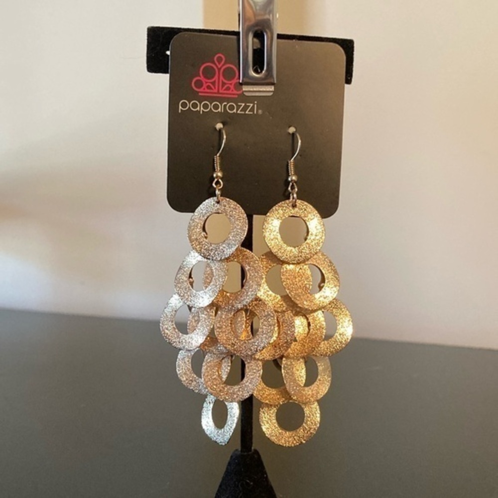 Paparazzi Gold and Silver Hoop Earrings